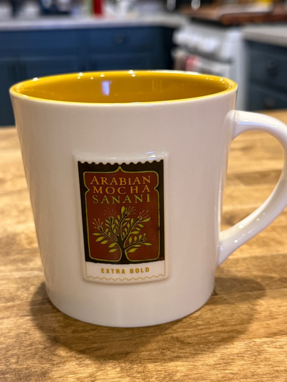 2006 Starbucks Arabian Mocha Sanani ceramic coffee mug 16 oz